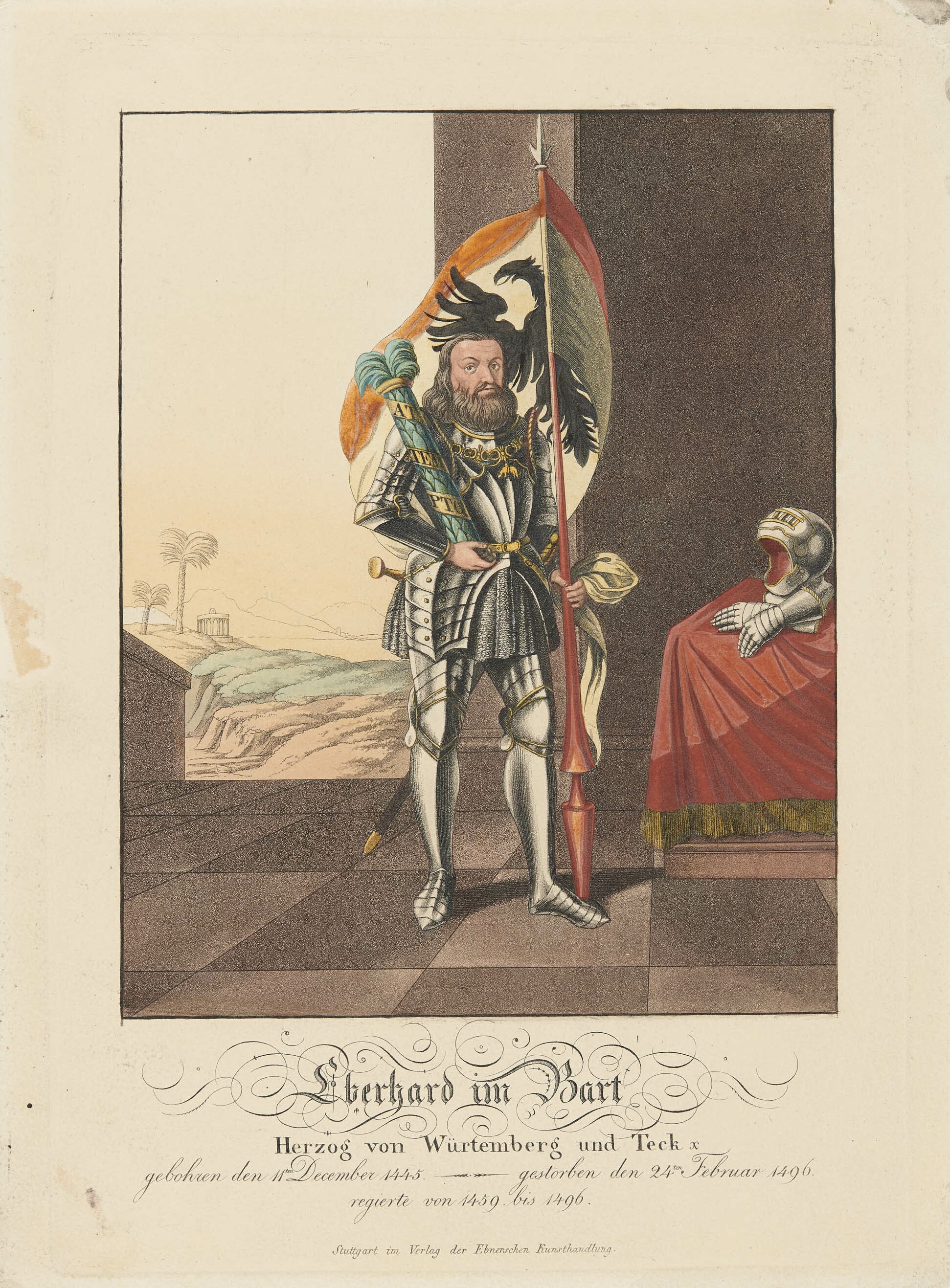 Georg Ebner, Bildnis Herzog Eberhard I. von Württemberg