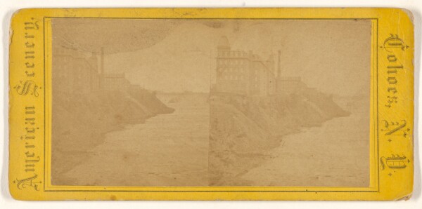 Unknown, [View from R.R. Bridge, Cohoes Falls and back of No. 3 Harmony Co. Mill, Cohoes, New York]