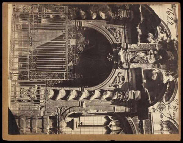 Francis Frith, St. Mary's Church Porch.  Oxford