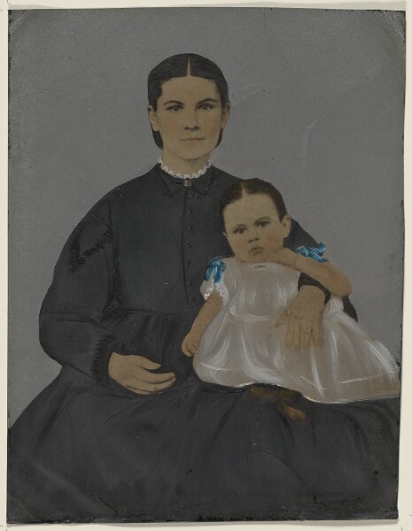 Unknown, [Portrait of mother and baby]