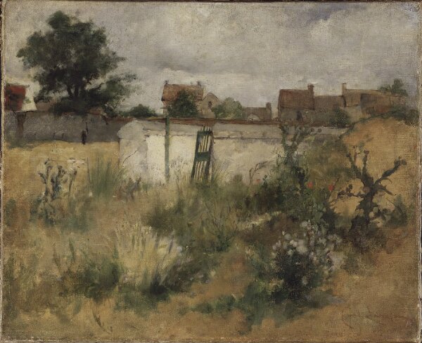 Carl Larsson, Landskapsstudie från Barbizon