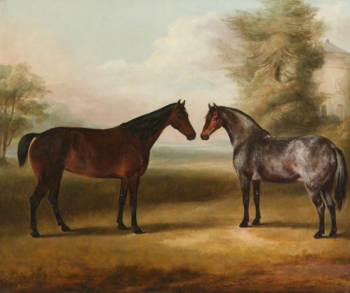 William Henry Davis, A Pair of Horses