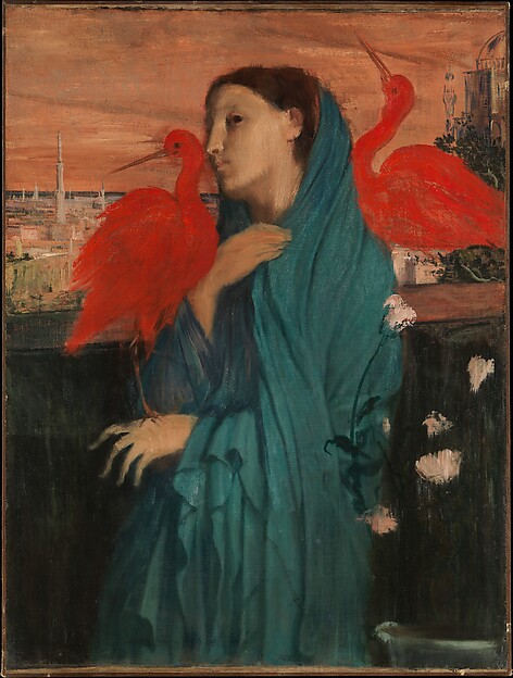 Edgar Degas, Young Woman with Ibis