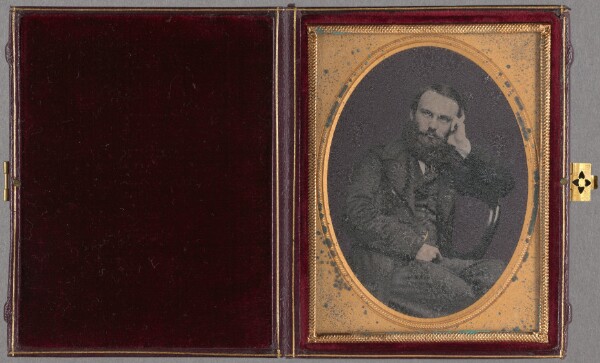 Unknown, [Portrait of a man with a beard]