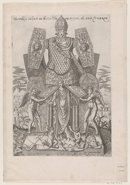 Anonymous, Trophies of Marius, from "Speculum Romanae Magnificentiae"