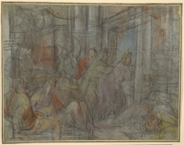 Jacopo Bassano, Christ Driving the Money Changers from the Temple