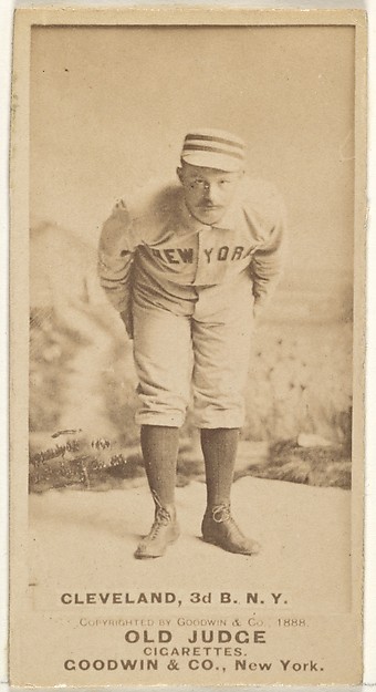Goodwin & Company, Cleveland, 3rd Base, New York, from the Old Judge series (N172) for Old Judge Cigarettes