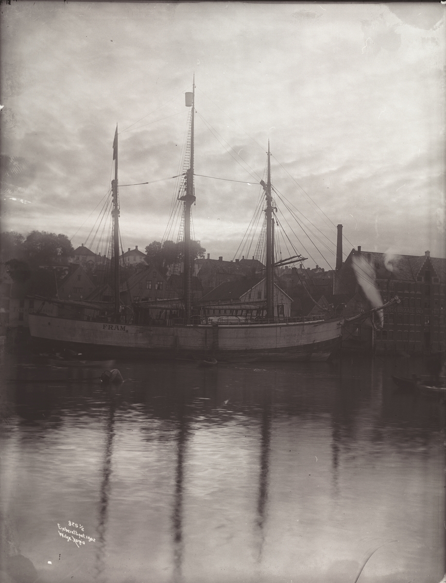 Anders Beer Wilse, Prot: ""Fram"" i Stavanger stemning Oct.1902
