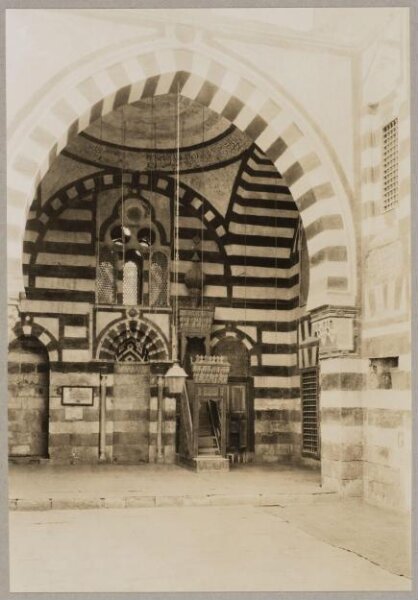 K.A.C. Creswell, Mihrab and minbar of the funerary mosque of Qanibay Qara Amir Akhur, Cairo