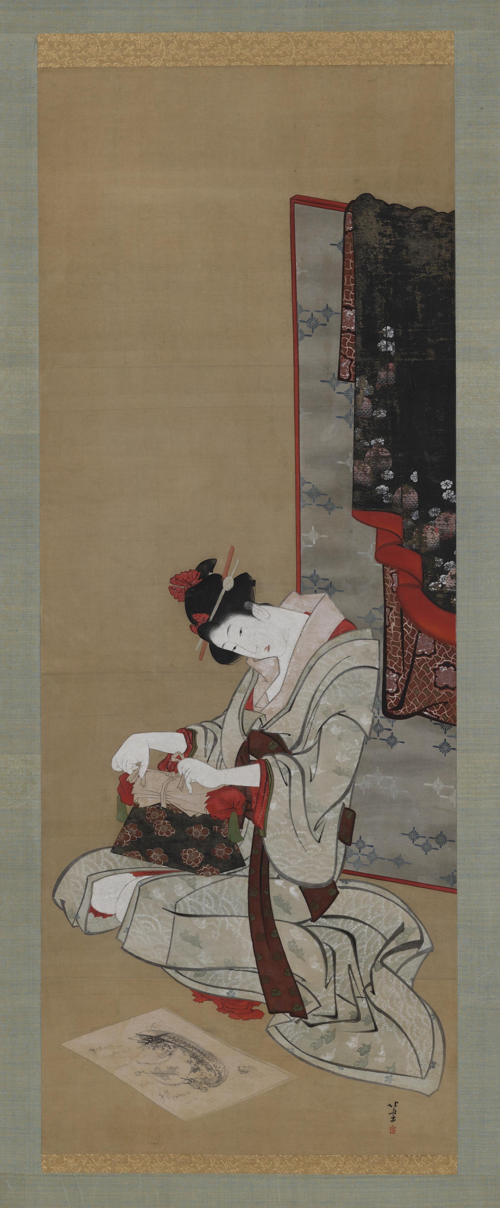 Katsushika Hokusai, New Year custom: wish for a New Year's auspicious dream