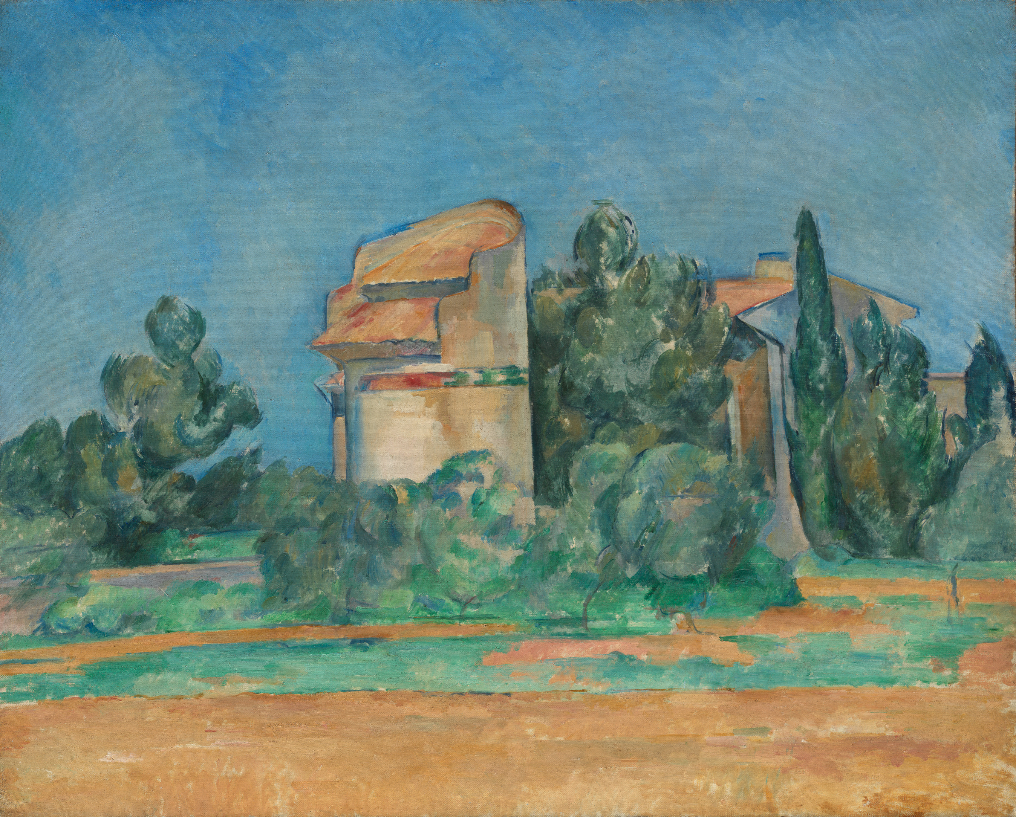 Paul Cezanne, The Pigeon Tower at Bellevue