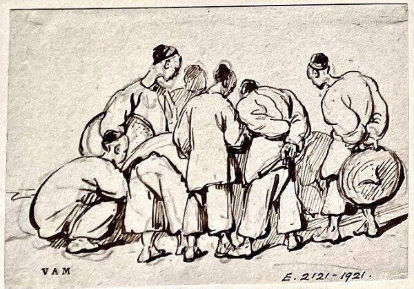 George Chinnery, A large group of Chinese figures