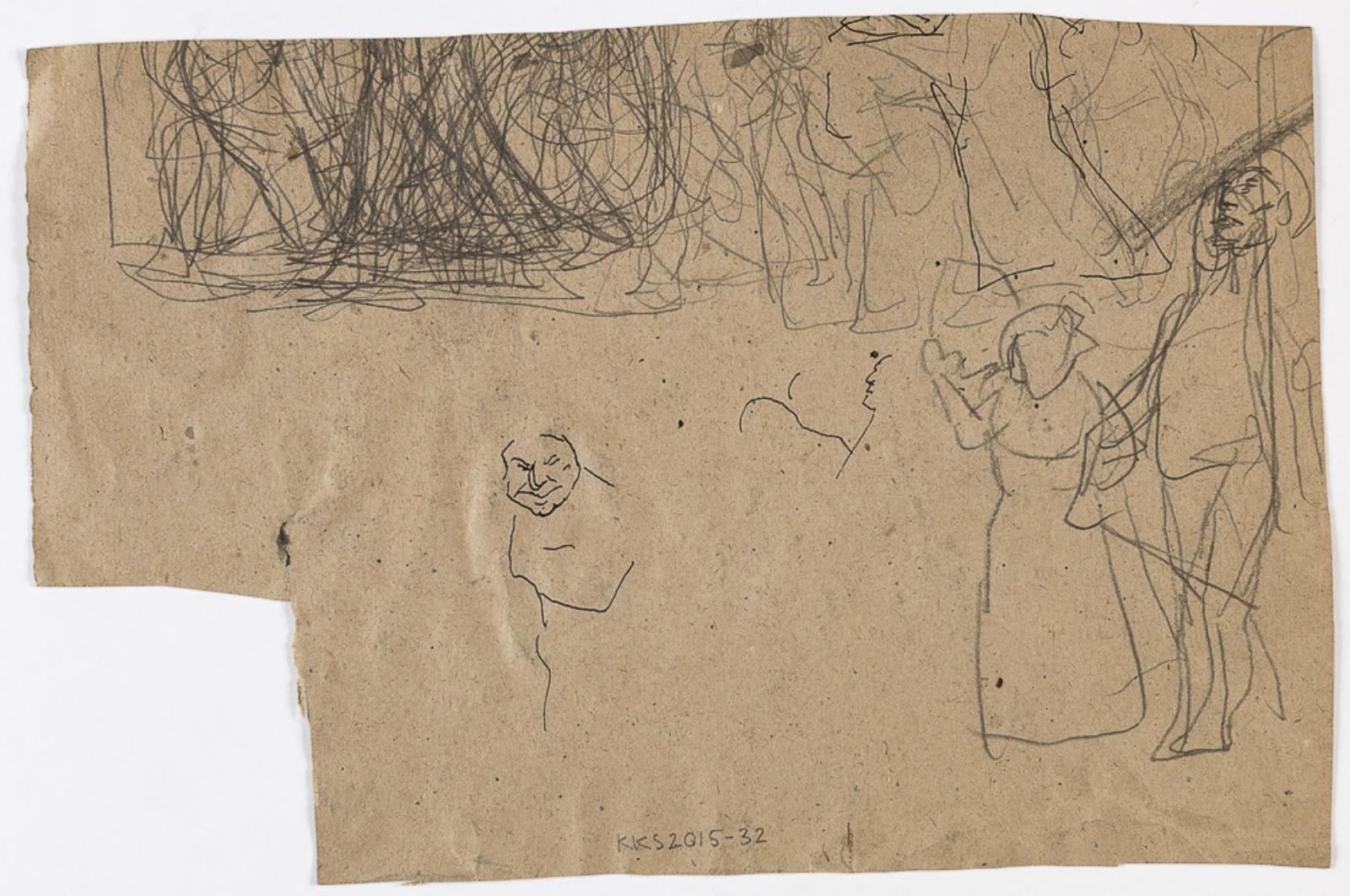 Oluf Hartmann, Løse figurskitser