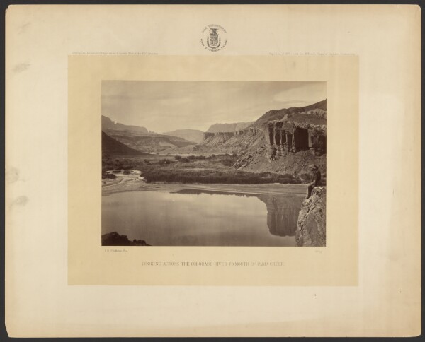 Timothy H. O'Sullivan, Looking Across the Colorado River to Mouth of Paria Creek