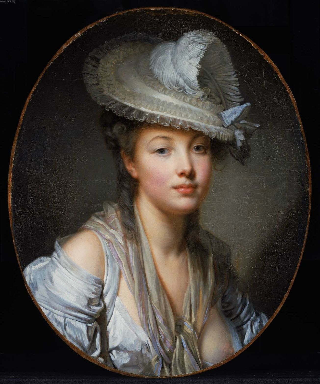 Jean-Baptiste Greuze, The White Hat