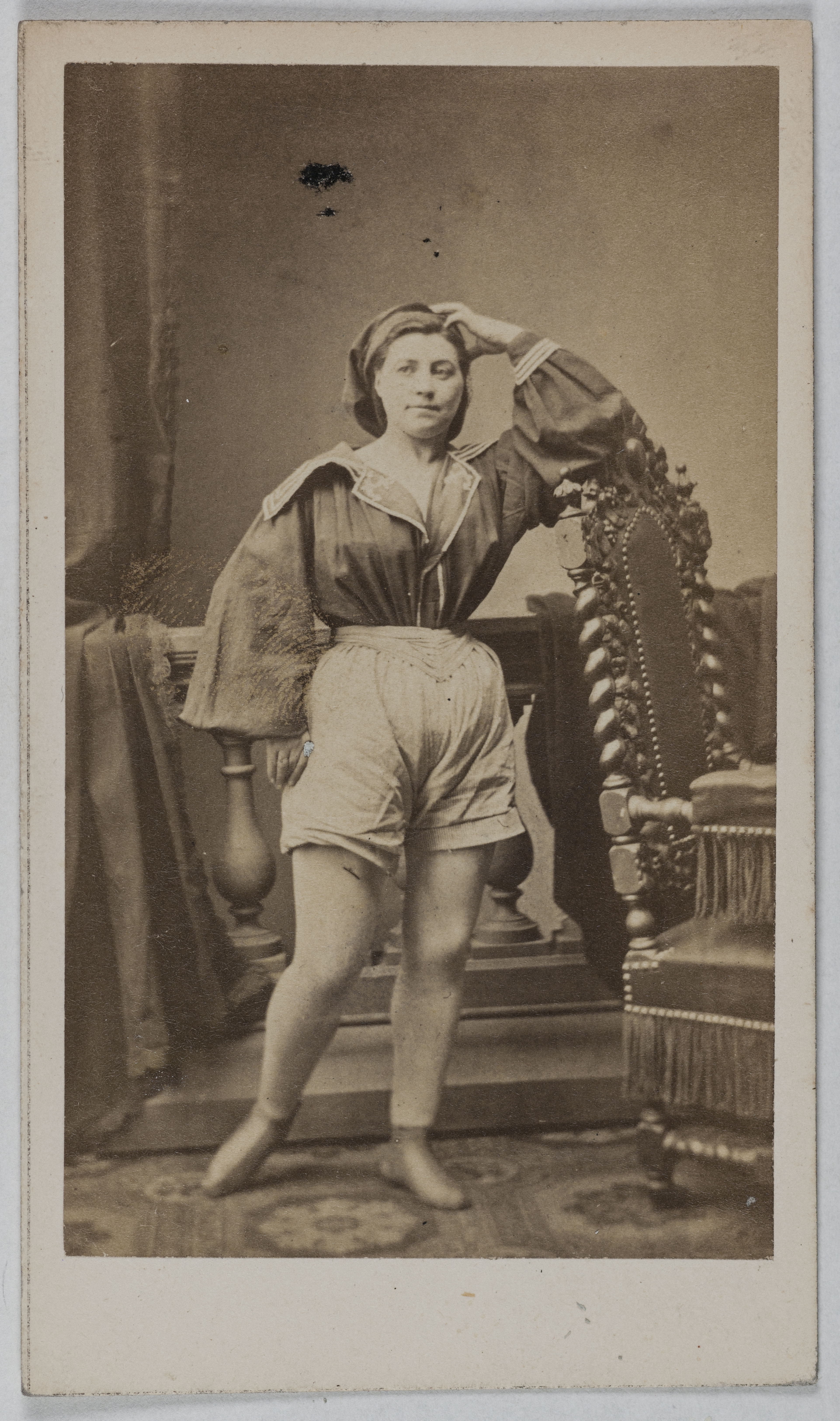 Anonyme, Portrait de Francine (actrice au théâtre Beaumarchais)