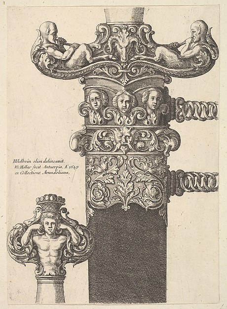 Wenceslaus Hollar, Dagger and scabbard, from "Military Ornament"