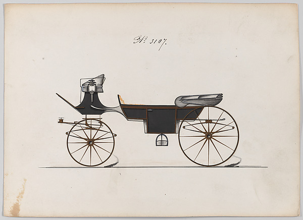 Brewster & Co., Design for Landau, No. 3107