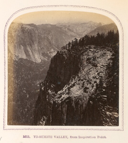 Thomas Houseworth, Yo-semite Valley, from Inspiration Point