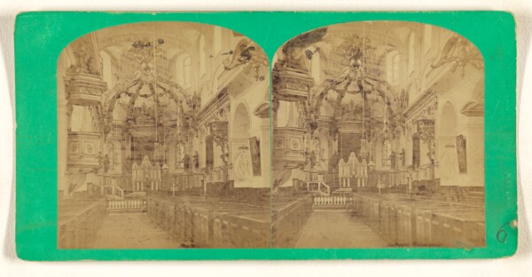 William Notman, Interior of French Cathedral, Quebec.