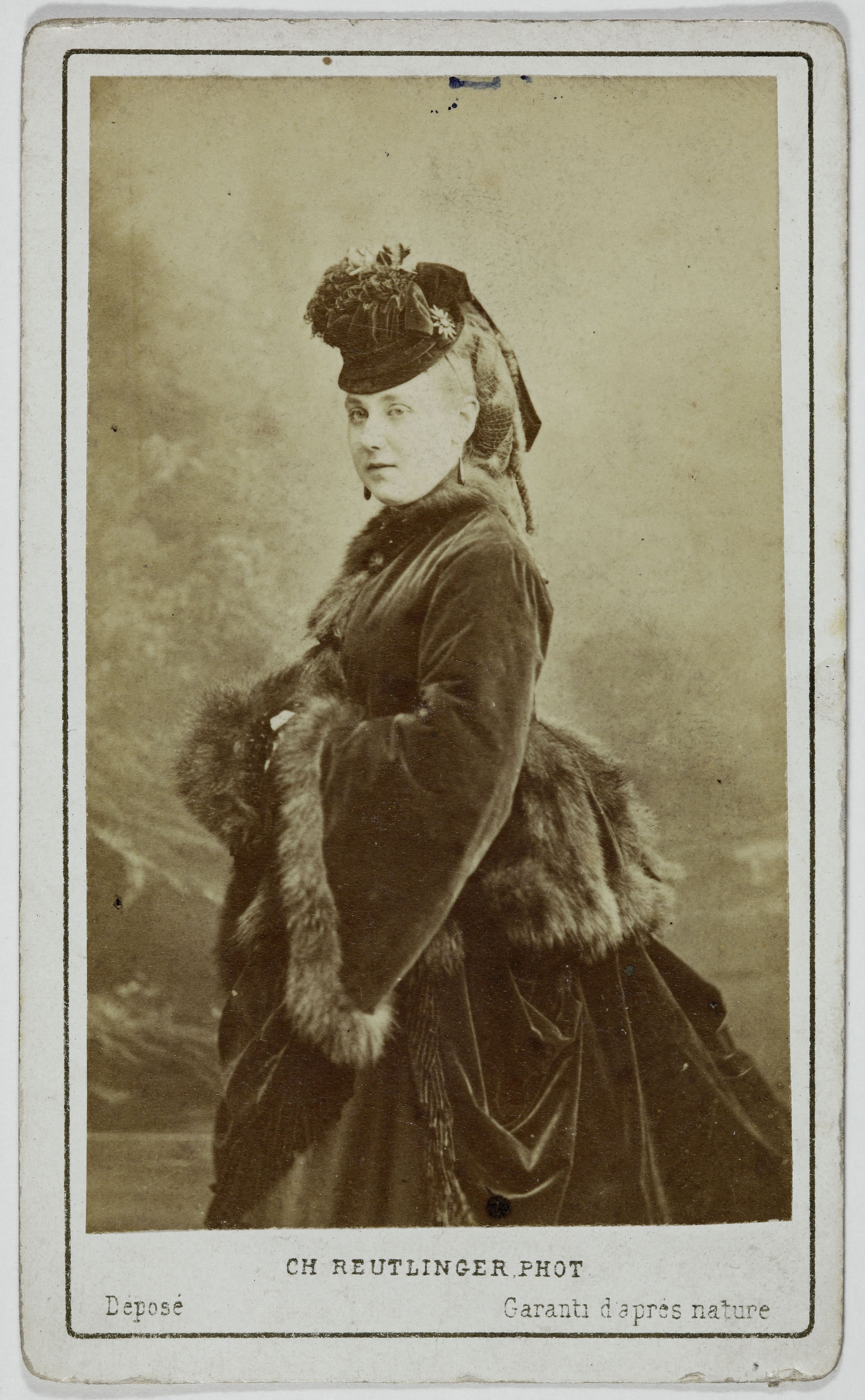 Charles Reutlinger, Portrait d'Anita, (actrice)