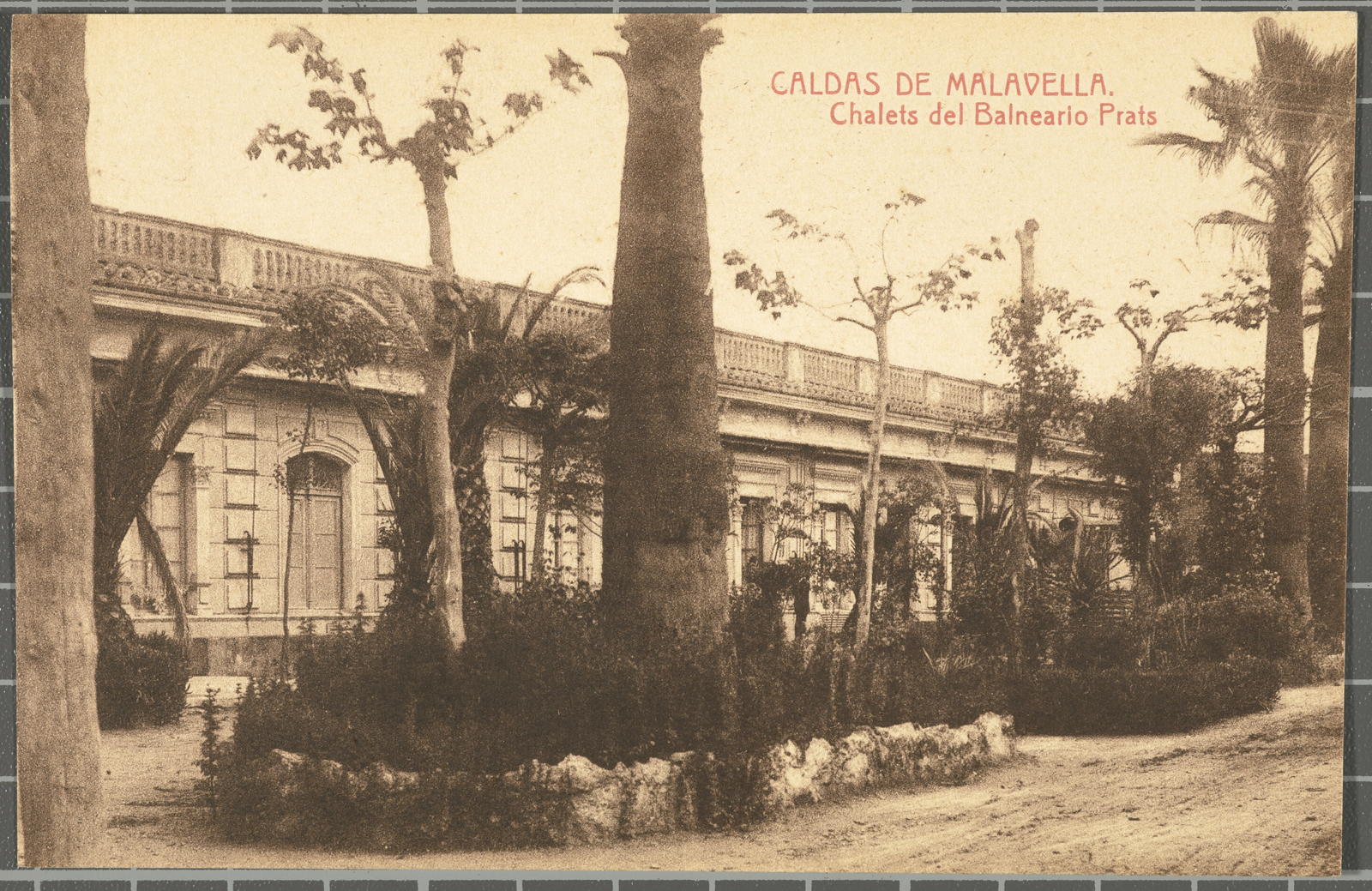 Josep Thomas Bigas, CALDAS DE MALAVELLA. Chalets del Balneario Prats