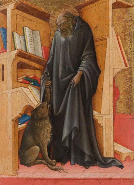 Lorenzo Monaco, Saint Jerome in his Study
