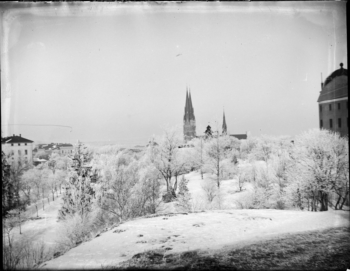 Okänd,, Vy från Gräsgården, Uppsala