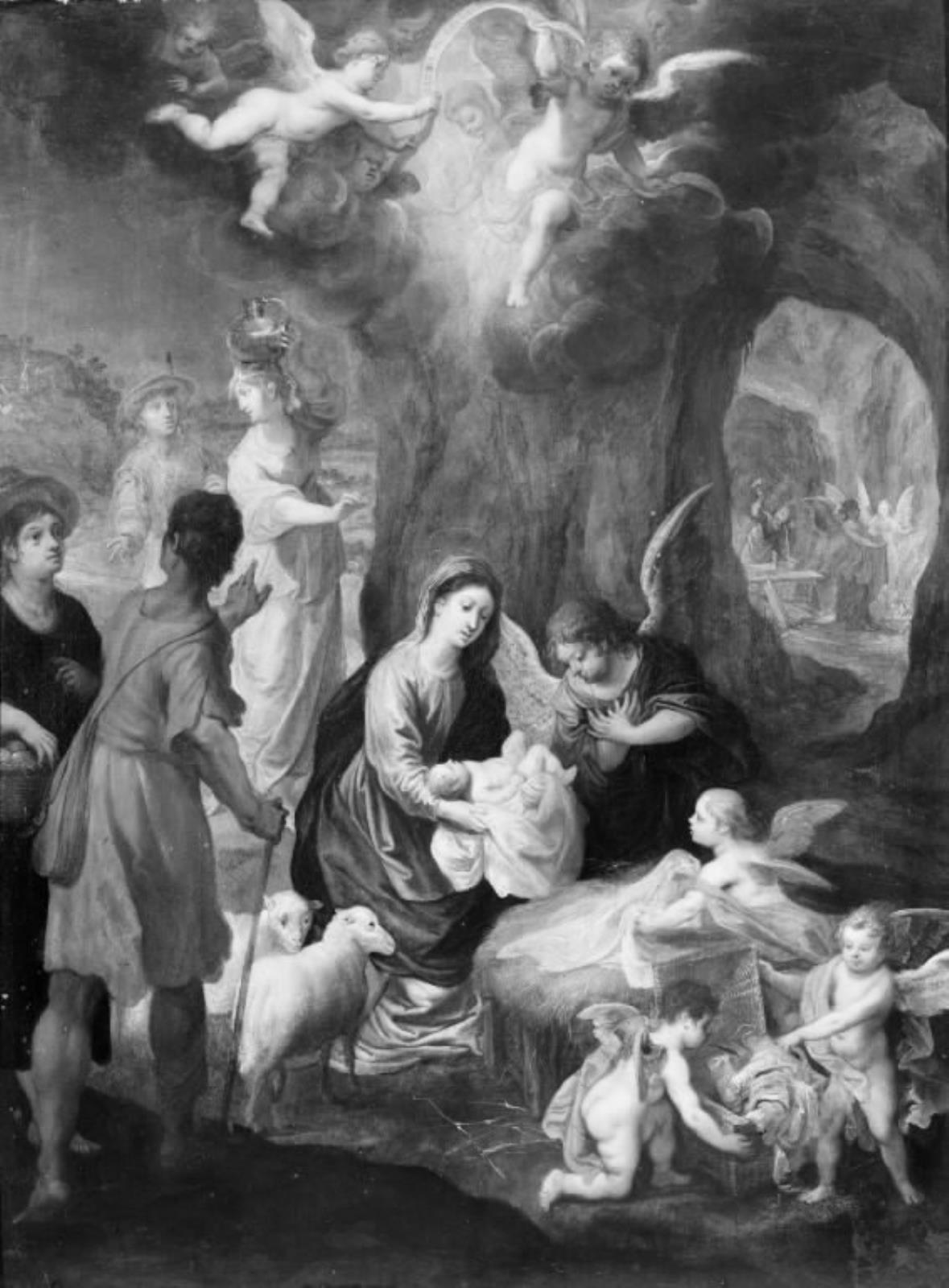 Hans Rottenhammer, Den hellige familie omgivet af engle