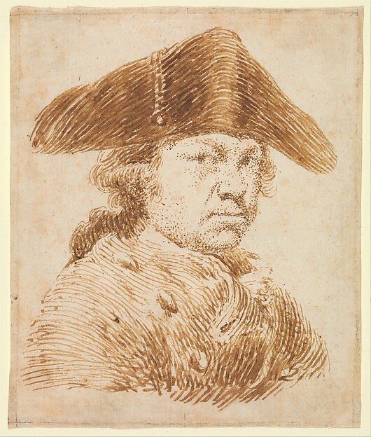 Goya (Francisco de Goya y Lucientes), Self-Portrait in a Cocked Hat