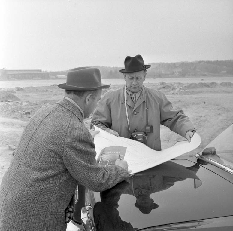 Arne Andersson, Enligt notering: "Sannes Byggnadsprojekt Hamnen 11/4 -60".