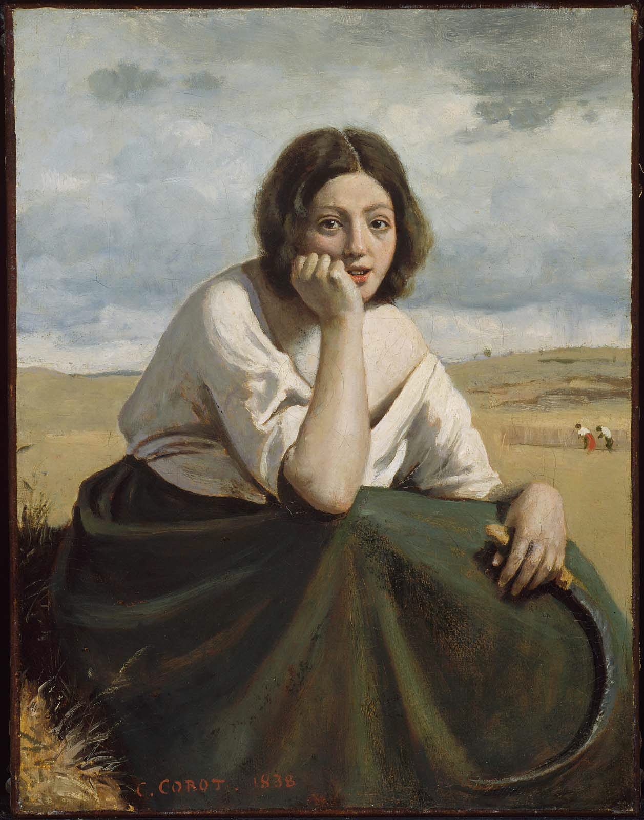 Jean-Baptiste Camille Corot, The Reaper with a Sickle