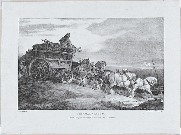 Théodore Géricault, The Coal Waggon [sic.]