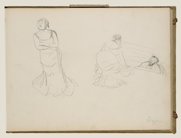 Edgar Degas, Two Sketches