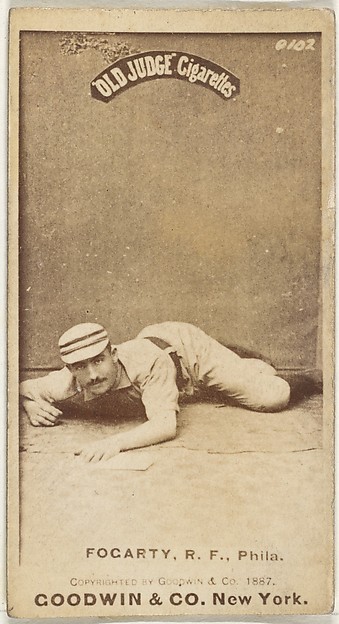 Goodwin & Company, James G. Fogarty, Right Field, Philadelphia, from the Old Judge series (N172) for Old Judge Cigarettes
