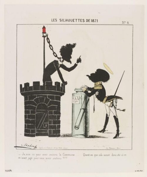 Colomb, B. (Moloch), Les Silhouettes De 1871