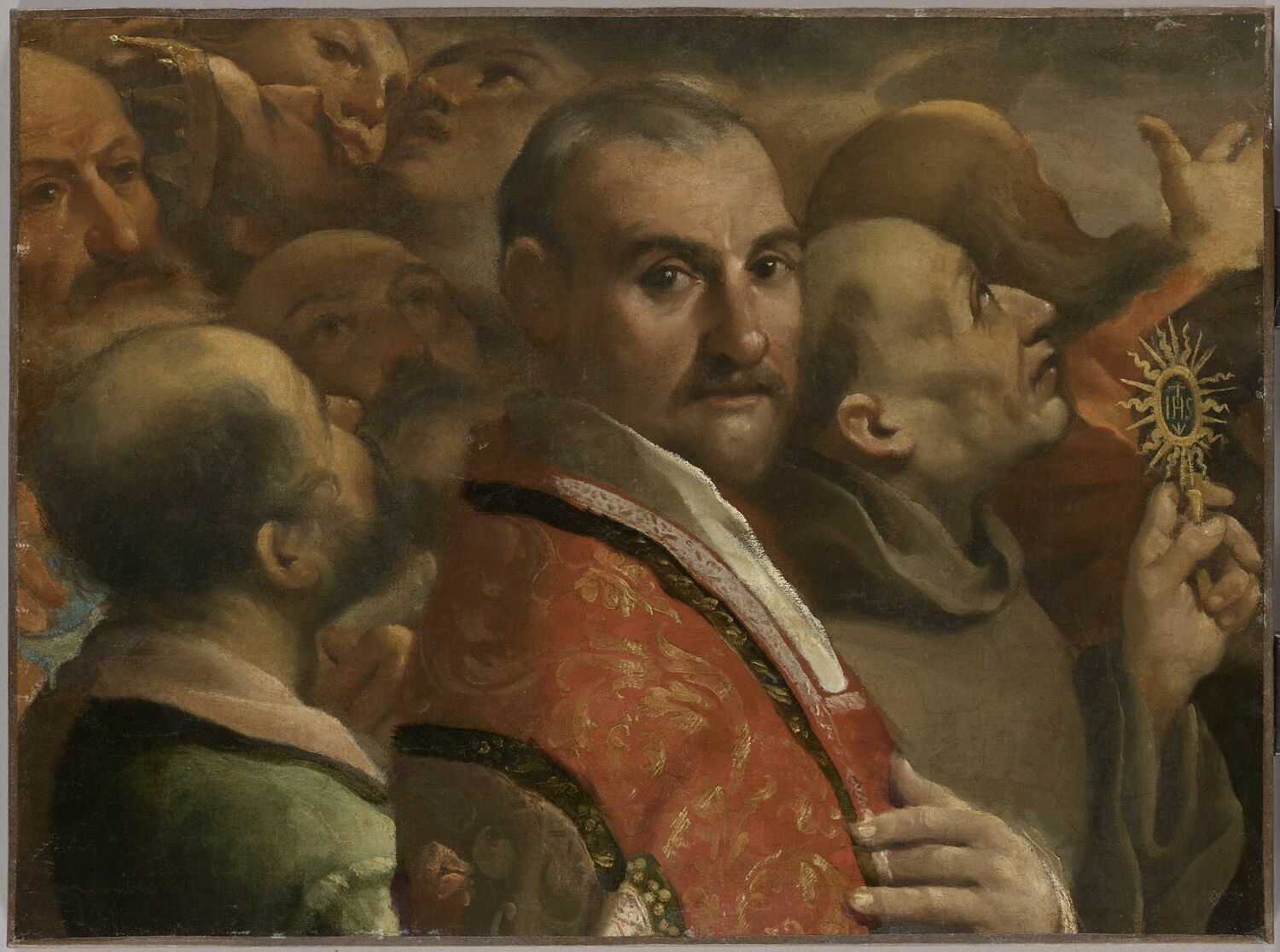 Guercino, La Gloire de tous les saints. Fragment