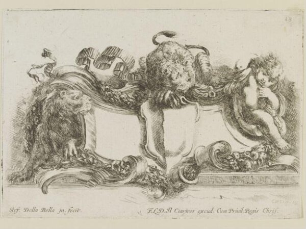 Stefano della Bella, Raccolta di varii cappriccii et nove inventioni di cartelle et ornamenti