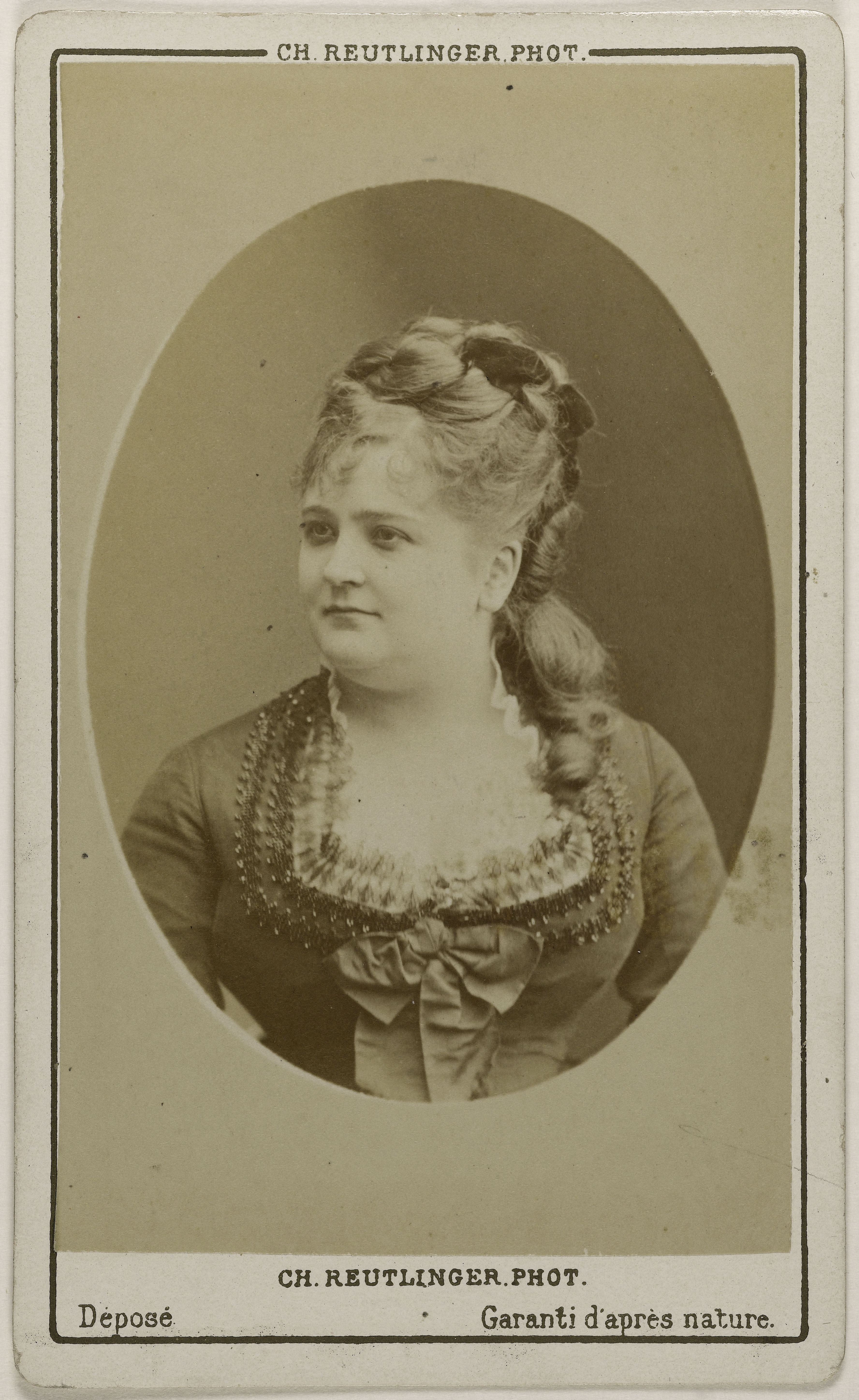 Charles Reutlinger, Portrait de Baux, Marguerite, (opéra)