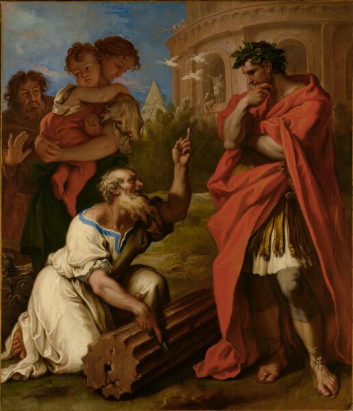 Sebastiano Ricci, Tarquin the Elder Consulting Attus Navius