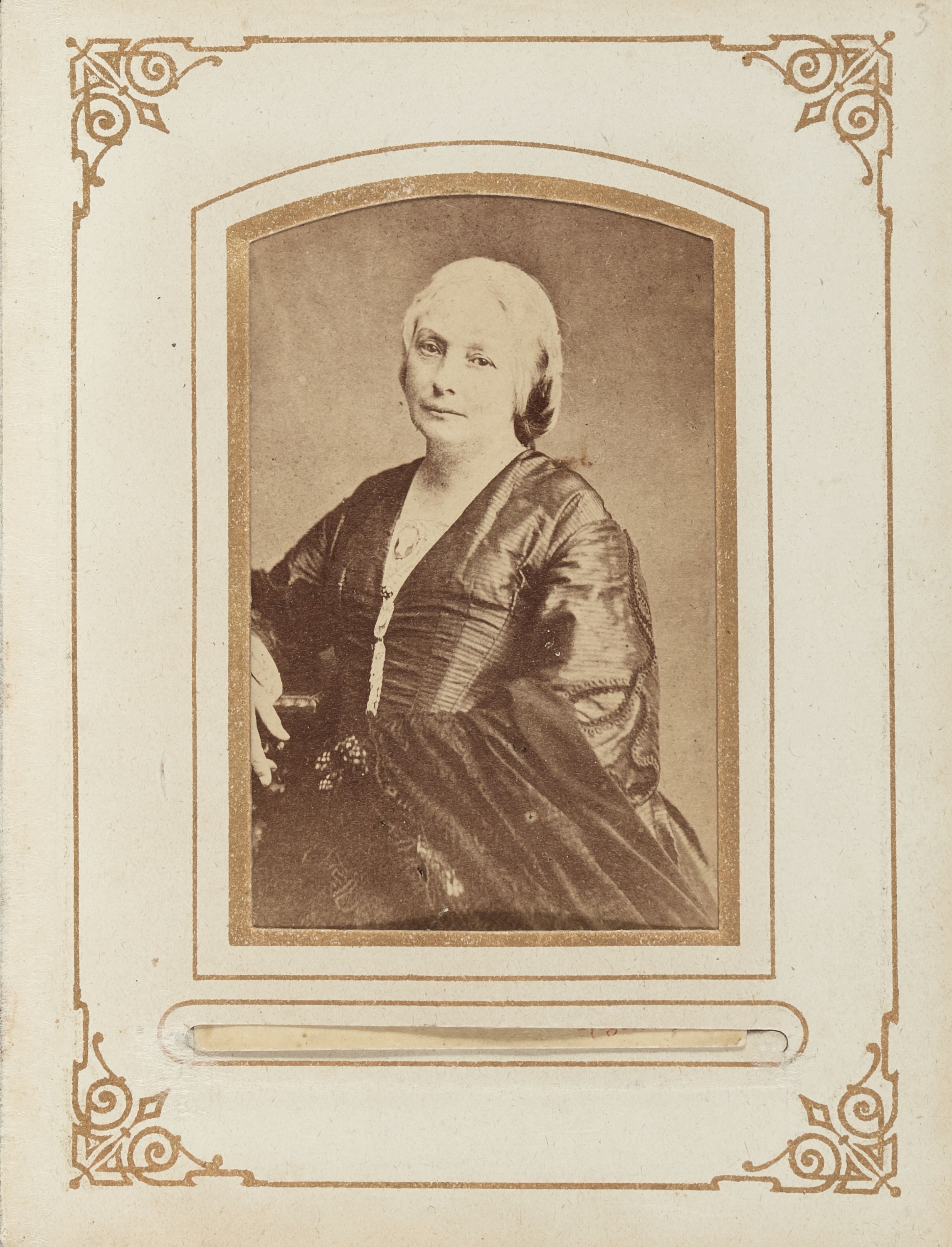 Arsène Garnier, Portrait de Juliette Drouet à Guernesey