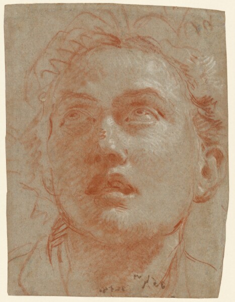 Giovanni Battista Tiepolo, Head of a Man Looking Up