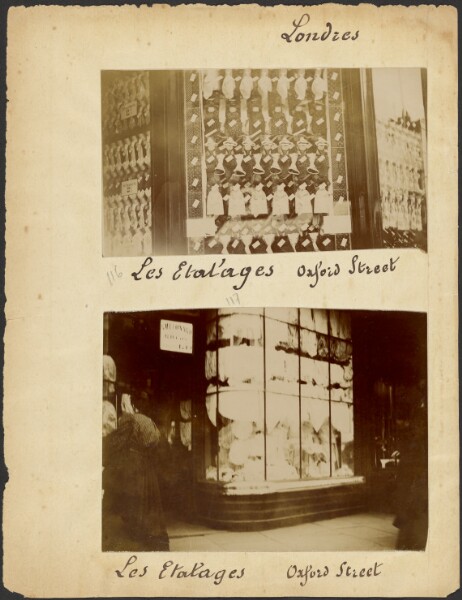 Unknown, [Shop window, Oxford Street]