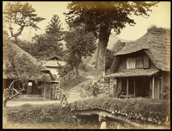 Felice Beato, Eyana from the Tea House on the road to Nagashi
