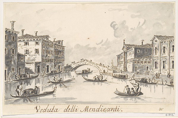 Giacomo Guardi, The Rio dei Mendicanti