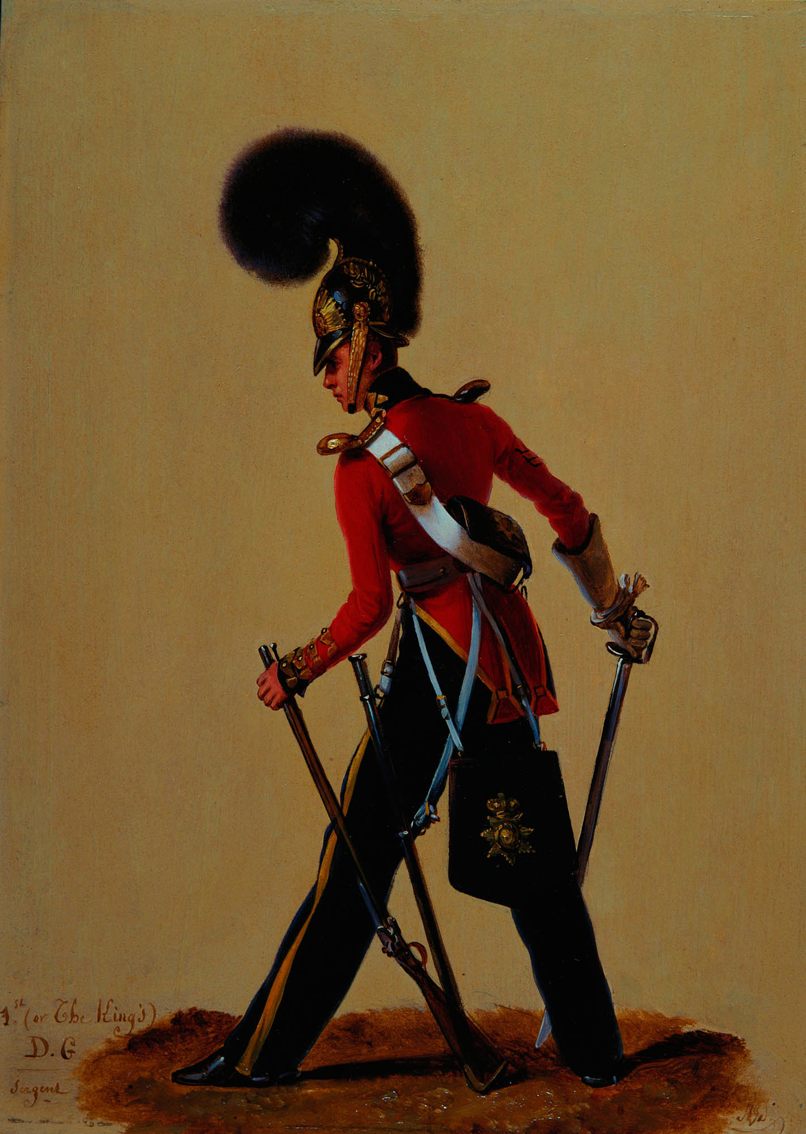 Alexandre Jean Dubois-Drahonet, Sergeant, 1st (The King's) Dragoon Guards