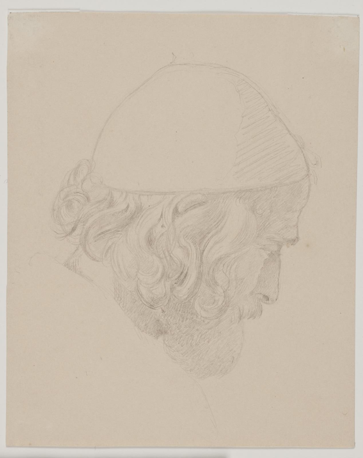 Jørgen Roed, Portræt af H.W. Bissen med kalot