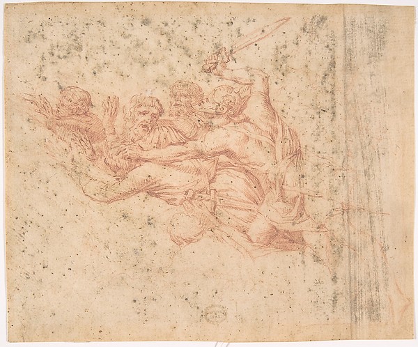 Anonymous, Italian, 16th century, Battle Scene