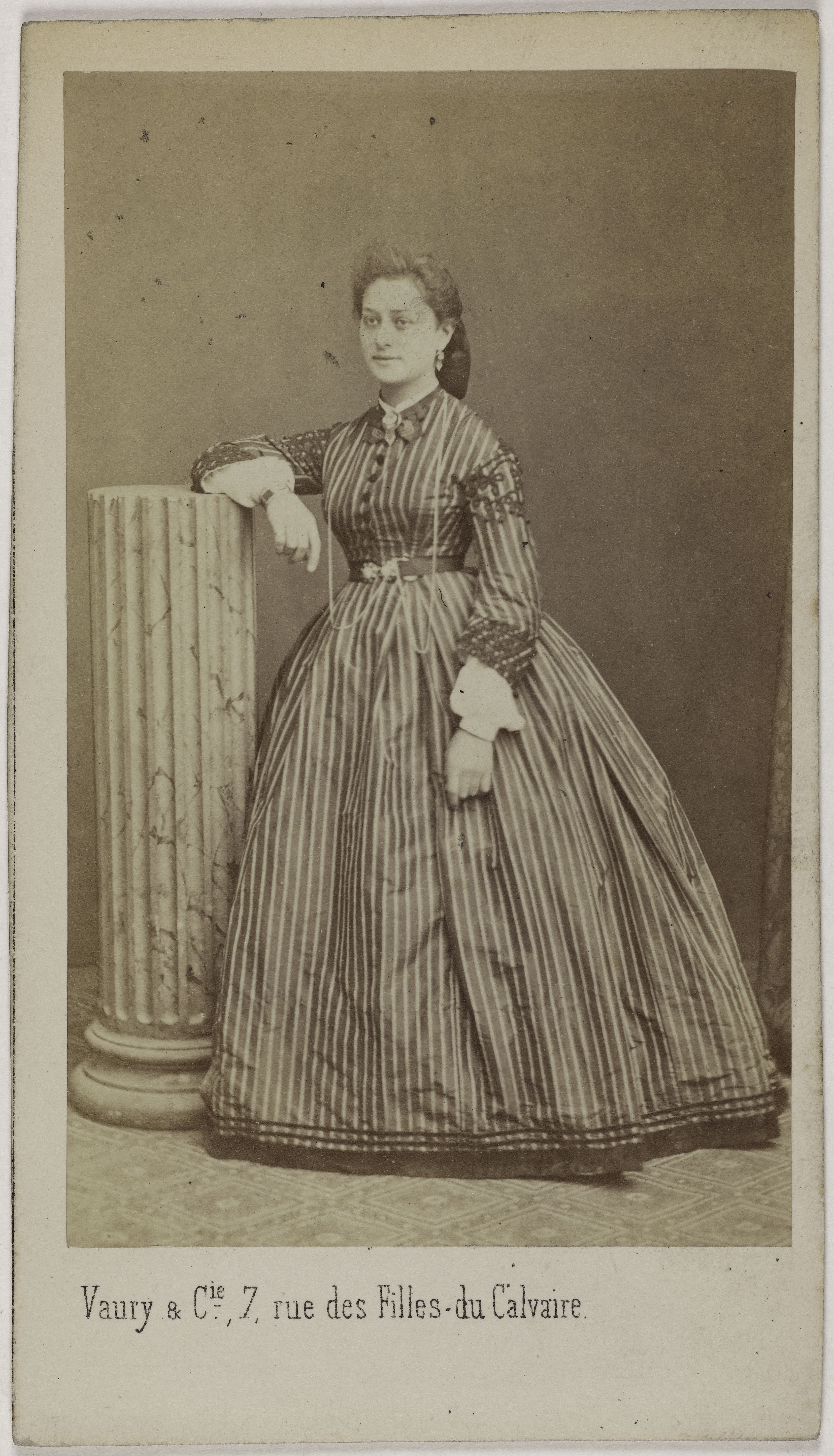 Vaury et Cie, Portrait d'Adèle David (actrice aux Folies dramatiques)