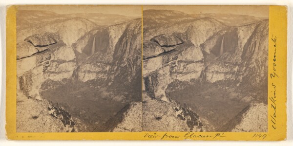 Carleton Watkins, [View from Glacier Pt.]